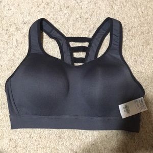 BRAND NEW Size 34C Athletic Works Grey/Black Sports Bra